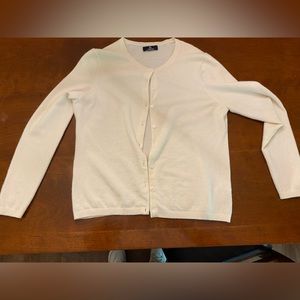 Land’s End Cashmere Cardigan Sweater XL? Ivory Cream